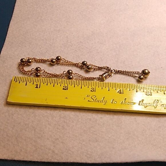 Elegant Coro Gold Tone Metal Chain Bracelet - Picture 4 of 5